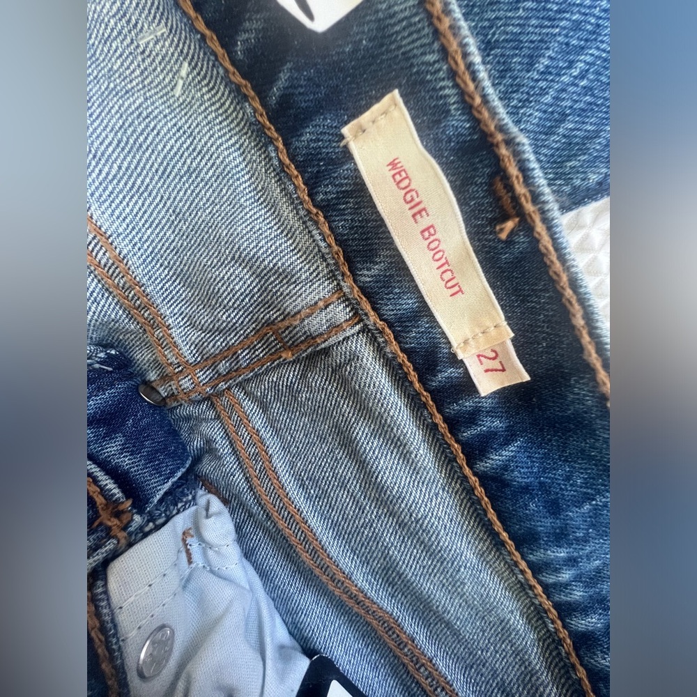 Levi's wedgie boot 27x32 Blue Denim Jeans - Picture 5 of 10